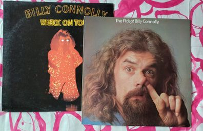 Twp Billy Connolly vinyl albums