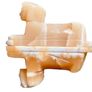 Vintage Onyx Marble Sphinx Bookends Heavy Decorative Pair Image 8