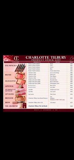 Charlotte Tilbury Products