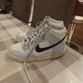 Nike Dunk High Sneakers - White / Grey / Black - UK 4 (EU 36.5) Image 2