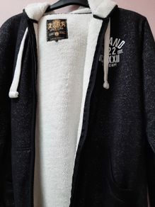 New fur lined hoodie L