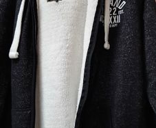 New fur lined hoodie L