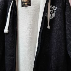 New fur lined hoodie L