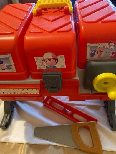 Disney Handy Manny interactive Toolbox Bench plus extras