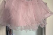 Girls Pink Tulle Tutu Skirt