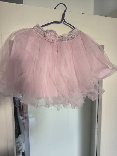 Girls Pink Tulle Tutu Skirt