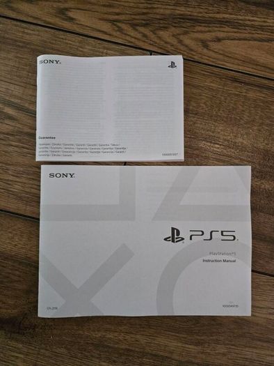 PS5 disc version "box" only