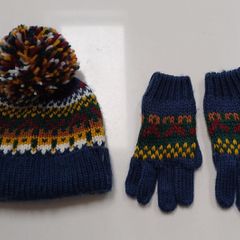 Boys Hat & Gloves Age 3-5 years