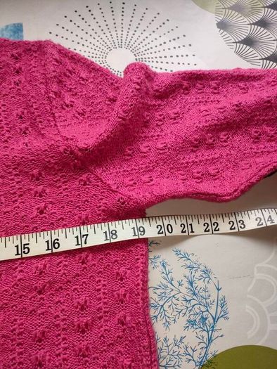 Pink Knitwear cardigan by Heinzelman small