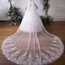 A line fairytale princess embroidered wedding dress Image 7