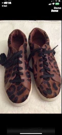 trainers Autograph size 7 animal print