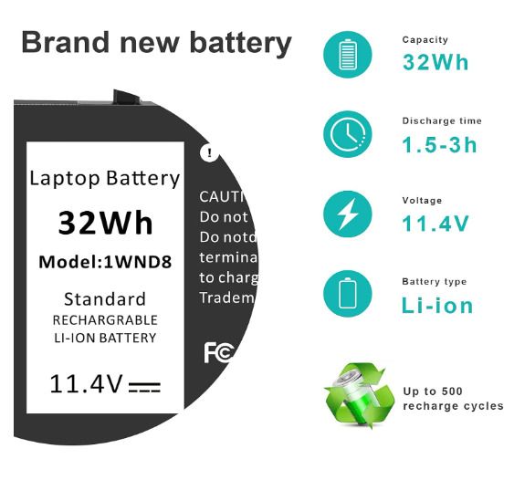 Dell Latitude laptop Replacement Battery