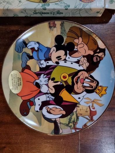 Official Disneyana convention 1996 commemerative plate