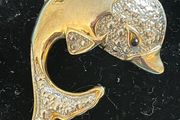 dolphin brooch