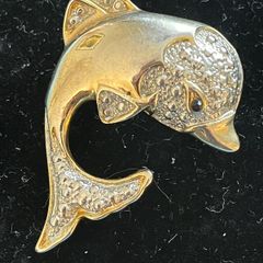 dolphin brooch