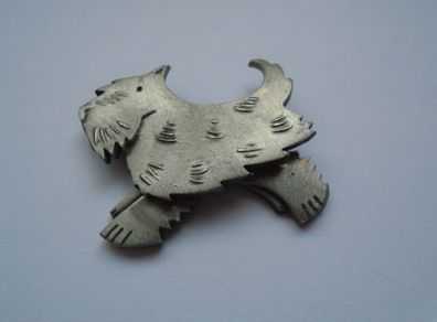 Mali brooch, Jewellery, Vintage brooch, Pewter brooch,