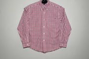 Vintage Tommy Hilfiger Mens Long Sleeve Shirt Made in Hong Kong Size Small