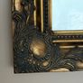 Ornate antique overmantel mirror Image 3