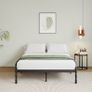 Metal King Size Bed Frame with Underbed Storage and Steel Slat Support - Easy Assembly, Noise Free - 35.5cm High Image 3