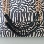 Cavalli Class large zebra-print tote bag Image 7