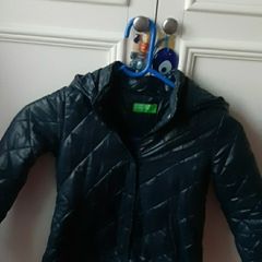 Girls jacket Benetton size 6 years navy