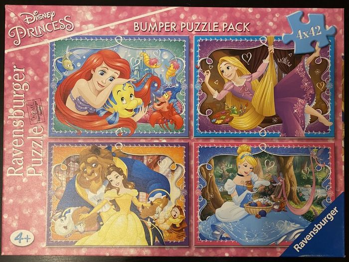 Disney Princess: 4 puzzles