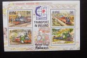 Ireland 1995.Stamps.Transport-Narrow Gauge Railways.Miniature Sheet.Overprinted-Singapore 94.MNH.