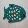 Cast Iron Metal Fish Kettle Pot Trivet Stand Image 4