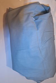 Child cot blue fitted sheet