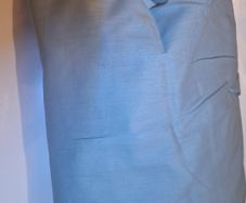 Child cot blue fitted sheet