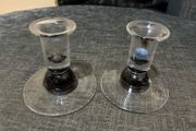 Tough glass candle holders
