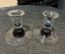 Tough glass candle holders