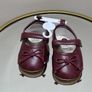 Baby Girls Wine Shoes. Size 13 Image 2