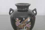 Vintage Japanese Black Porcelain