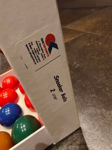 Snooker Balls and Triangle