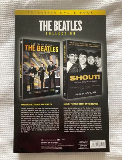 The Beatles collection book and dvd