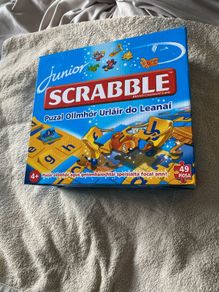 Junior Scrabble Irish language floor puzzle with games