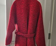 POCO by Pippa boucle wrap coat - L, NWOT
