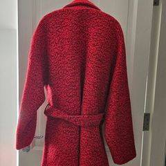 POCO by Pippa boucle wrap coat - L, NWOT