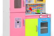 Kids' Play Kitchen MDF 80x30x85 cm Multicolour
