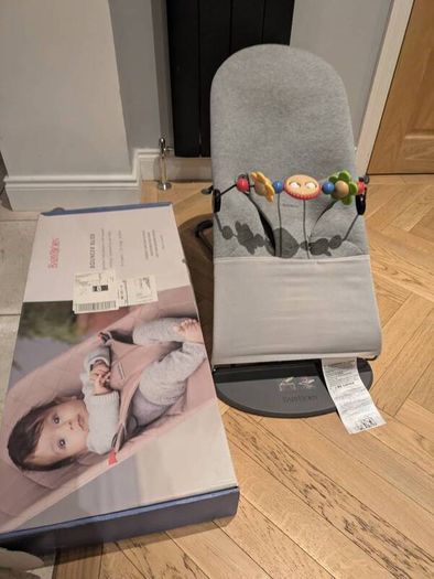 Babybjorn Bouncer Bliss 3D Jersey Light Grey