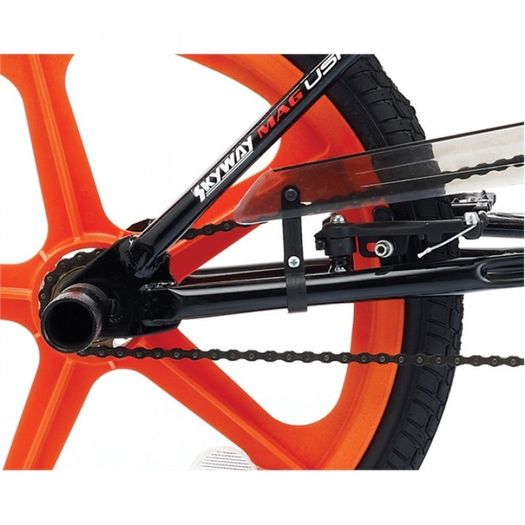 11" Rooster BIG DADDY, 20" Orange Skyway Mags, Black