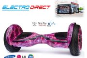 10.5 inch Hoverboard Monster All Terrain Bluetooth - Pink Galaxy for Sale
