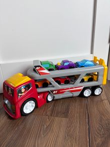 Big Steps Super Car Transporter Truck Playset