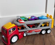 Big Steps Super Car Transporter Truck Playset
