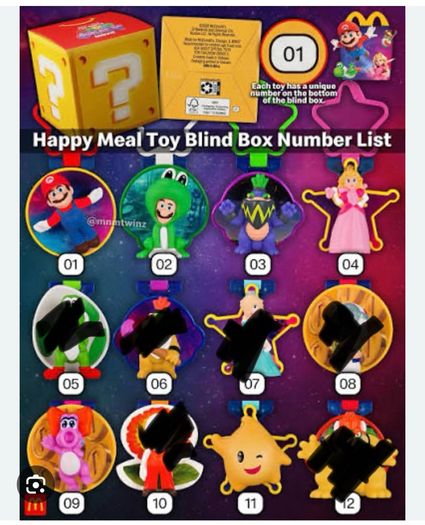 mc Donald's toy super Mario galaxy