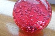 Heavy glass paperweight.Glass ornament,Home decor
