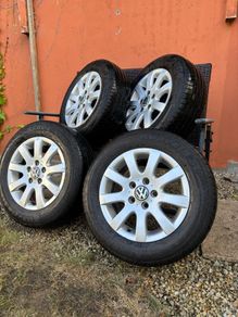 Volkswagen Golf Mk5 16inch Alloy Wheels with Very Good Tyres