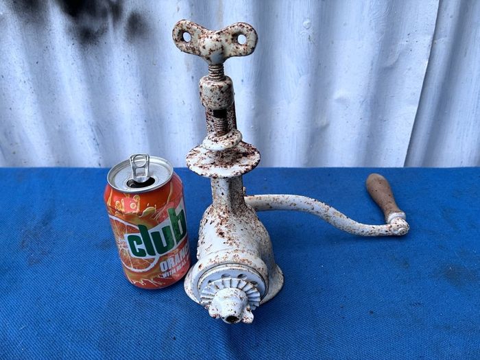 vintage meat grinder