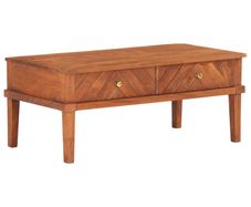 Coffee Table 100x50x41 cm Solid Acacia Wood